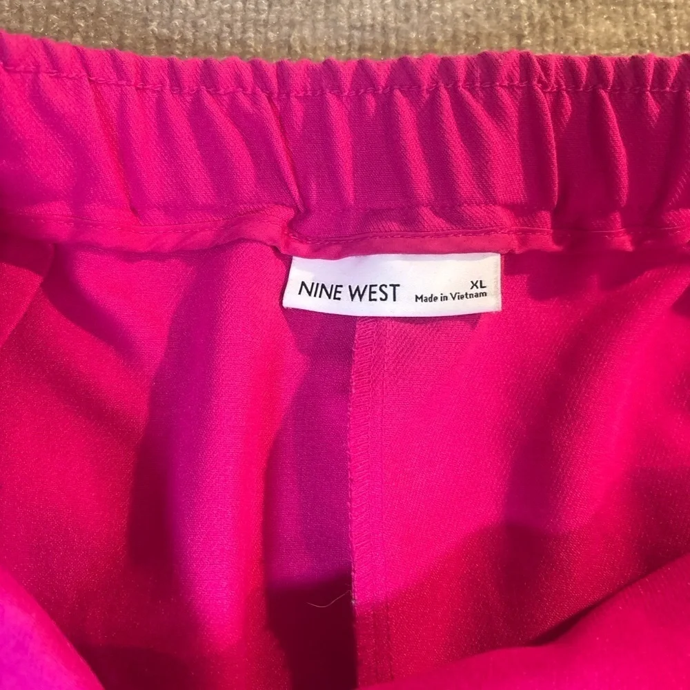 Nine West Women’s Wrap Front Skort – Hot Pink – Size XL 1188